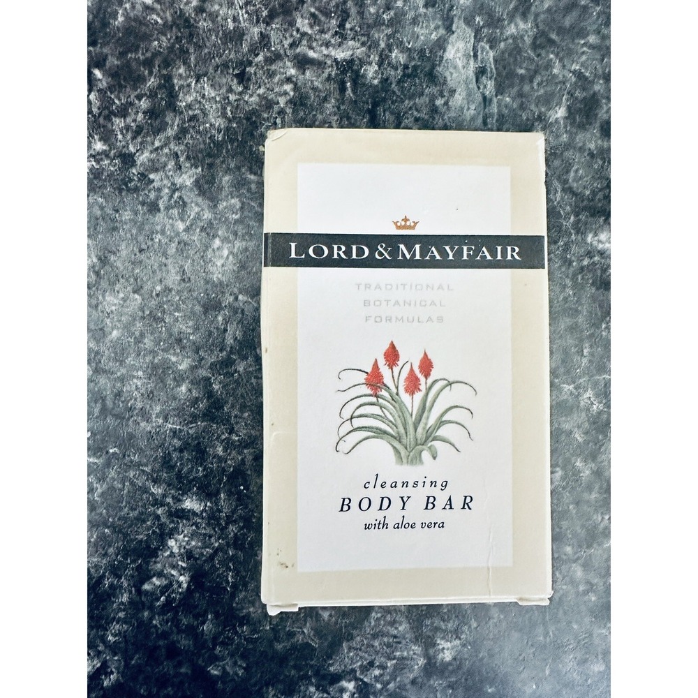 Lord & Mayfair Cleansing Body Bar Soap with Aloe Vera Botanical New Boxed - Picture 2 of 3